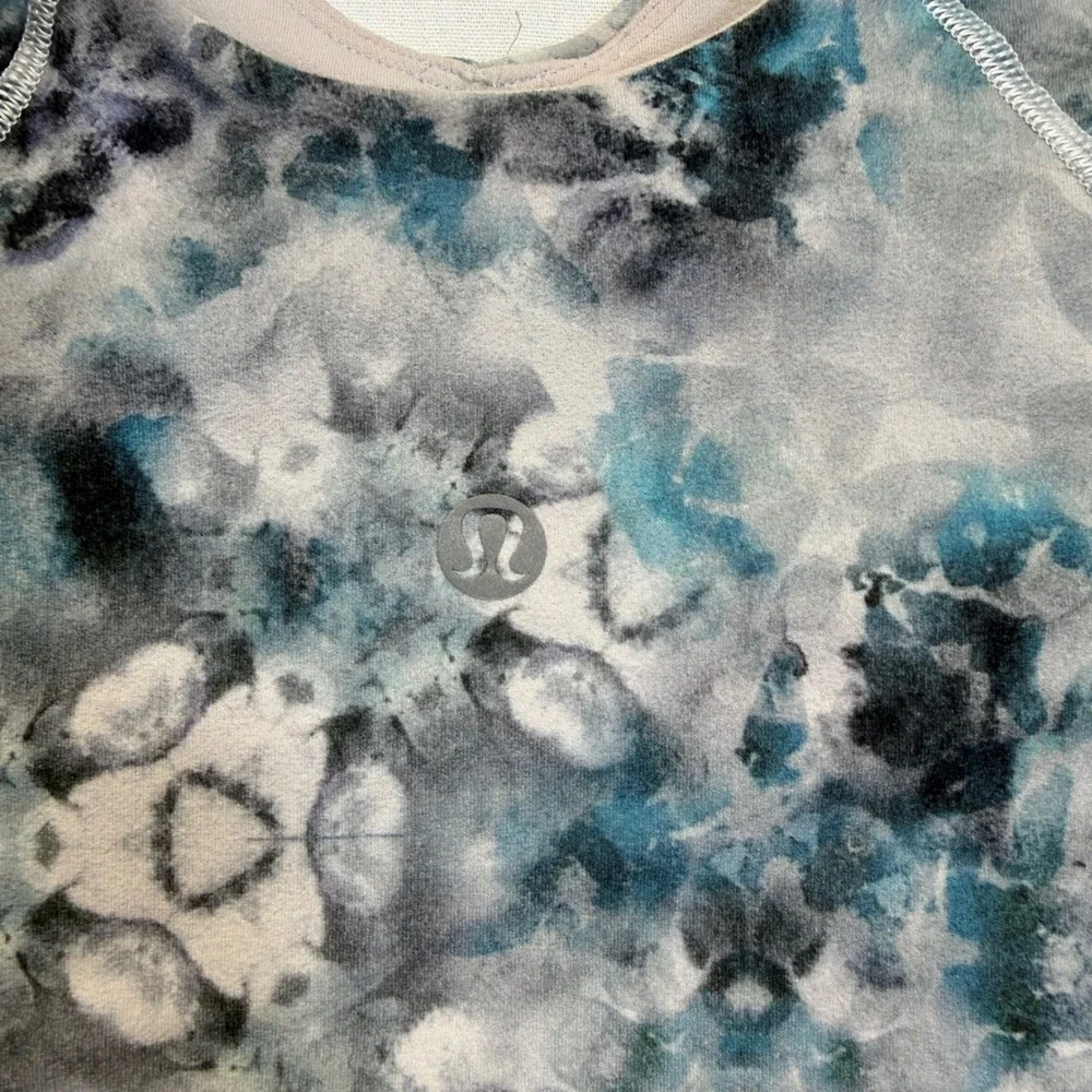 Lululemon Matching Set Kaleidoscope Marble Floral Align Leggings Longline Bra